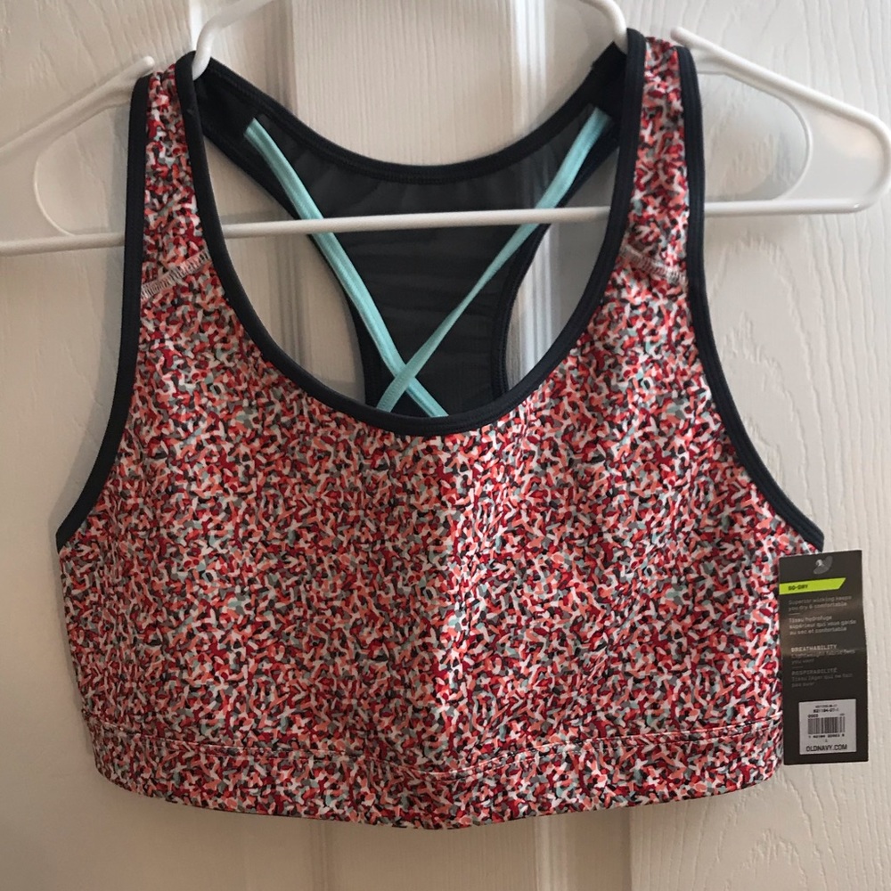 Multi-Colored Old Navy Sports Bra
